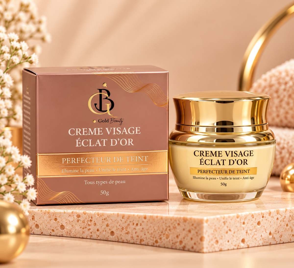 Creme visage ECLAT D'OR