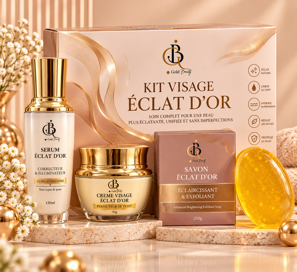 Kit visage Eclat D'or